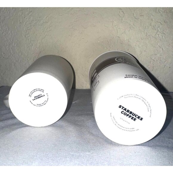 Starbucks Coffee Mug Set Of 3 - Fresh Roasted Logo 12oz Tall & Orange Tumbler - Picture 10 of 14